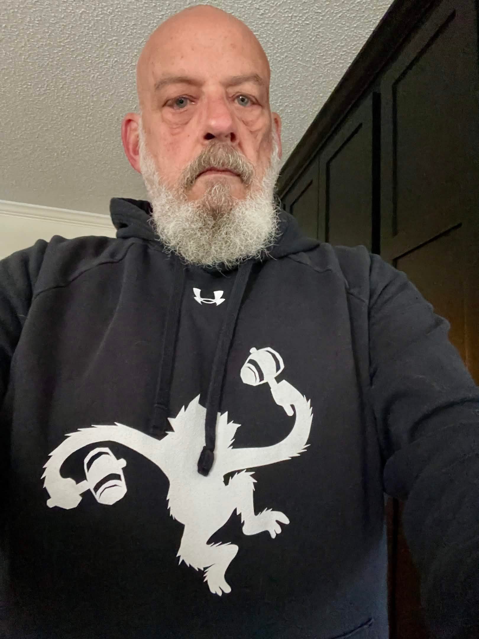 Monkey Hammered OVTLYR Hoodie - Black product image (5)