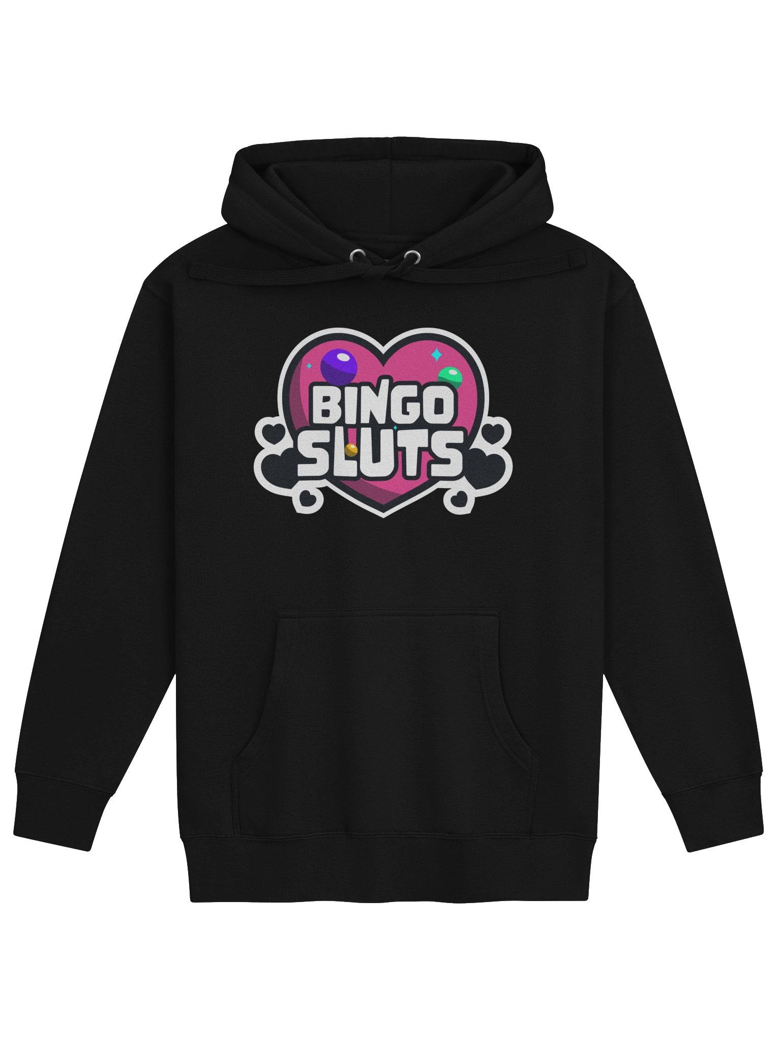 BINGO SLUTS HOODIE PINK product image (1)