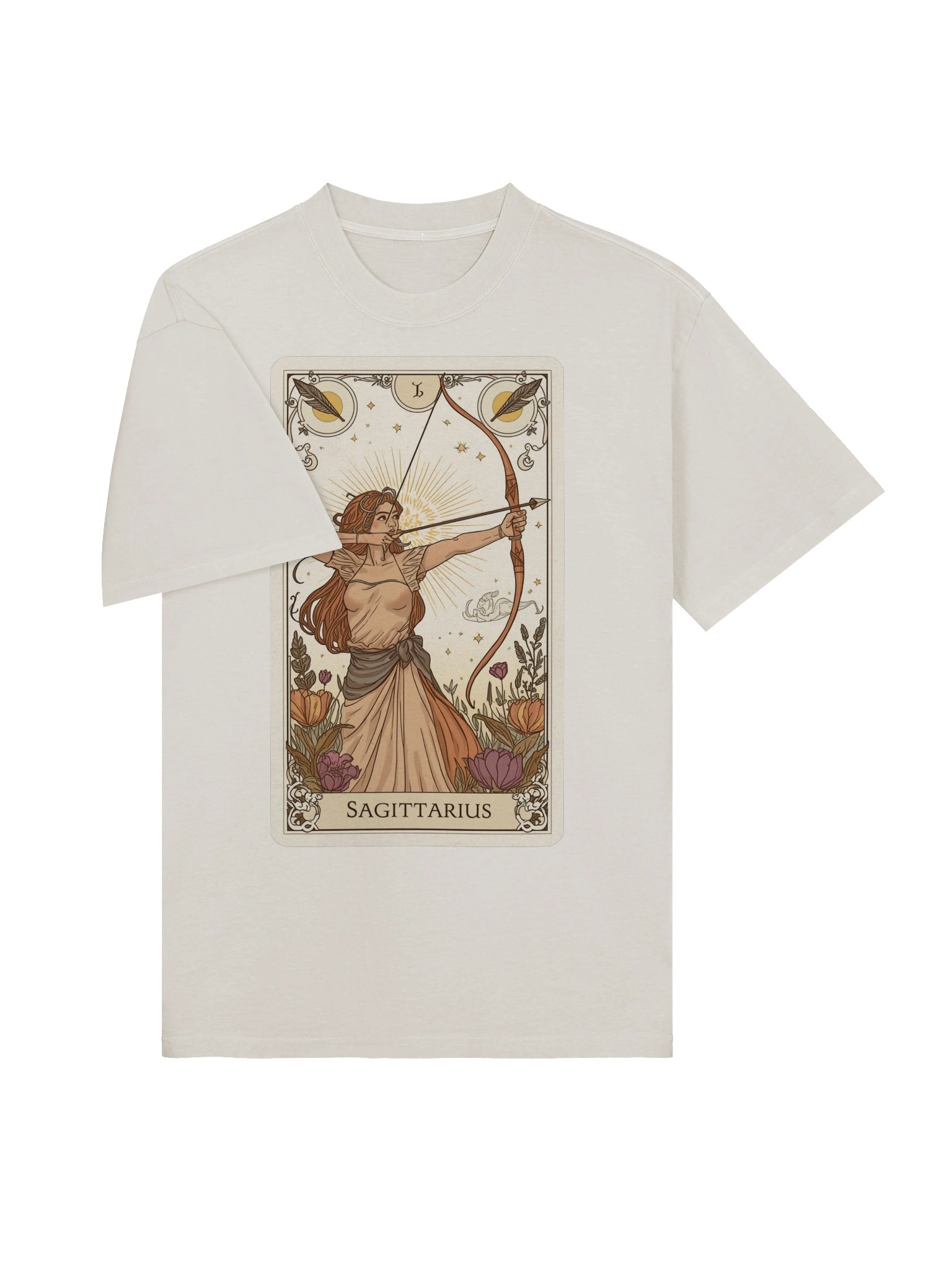 Sagittarius Zodiac Archer Woman Astrology Art product image (3)