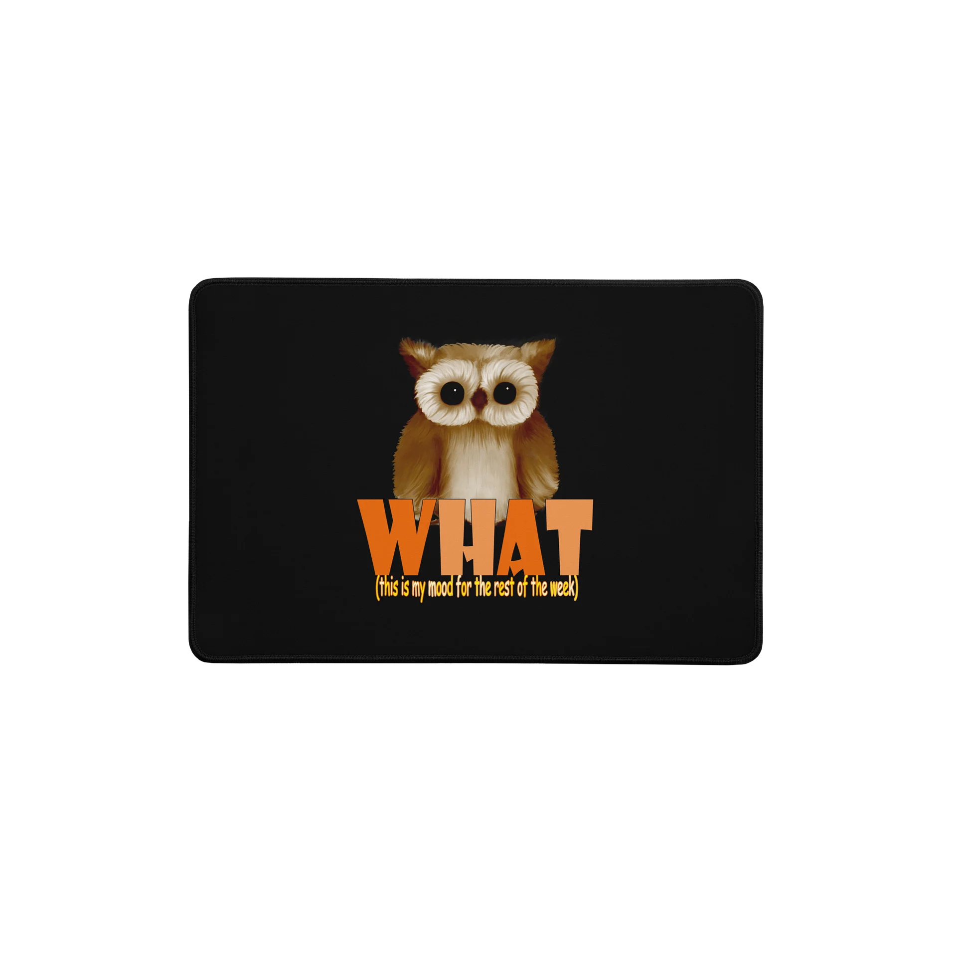 Owl "WHAT" Desk Mat product image (1)