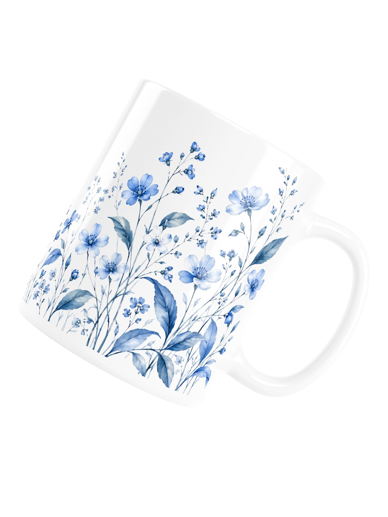Let’s Move a Little Mug | Blue Botanical product image (7)