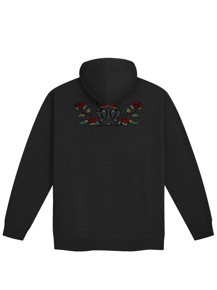 Zip-up Hoodie - Wolf & Roses product image (1)