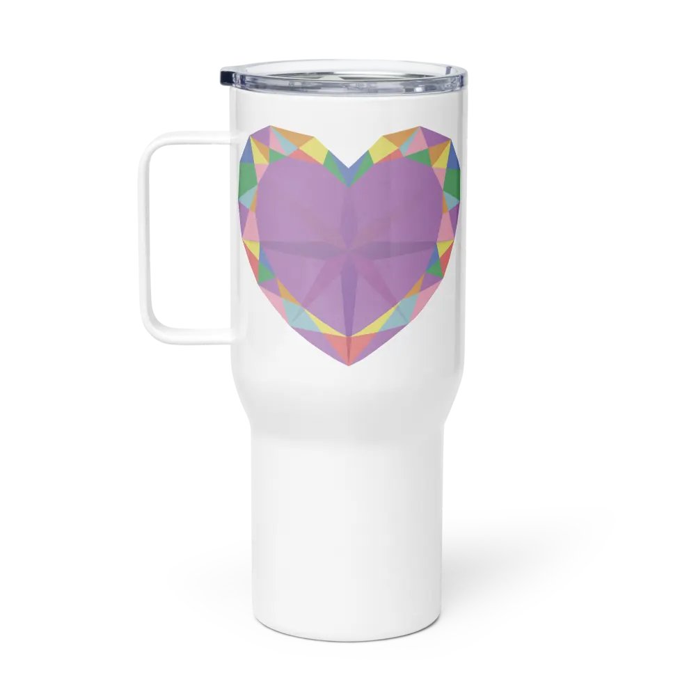 Crystal Pride Heart Insulated Cup with Handle product image (3)
