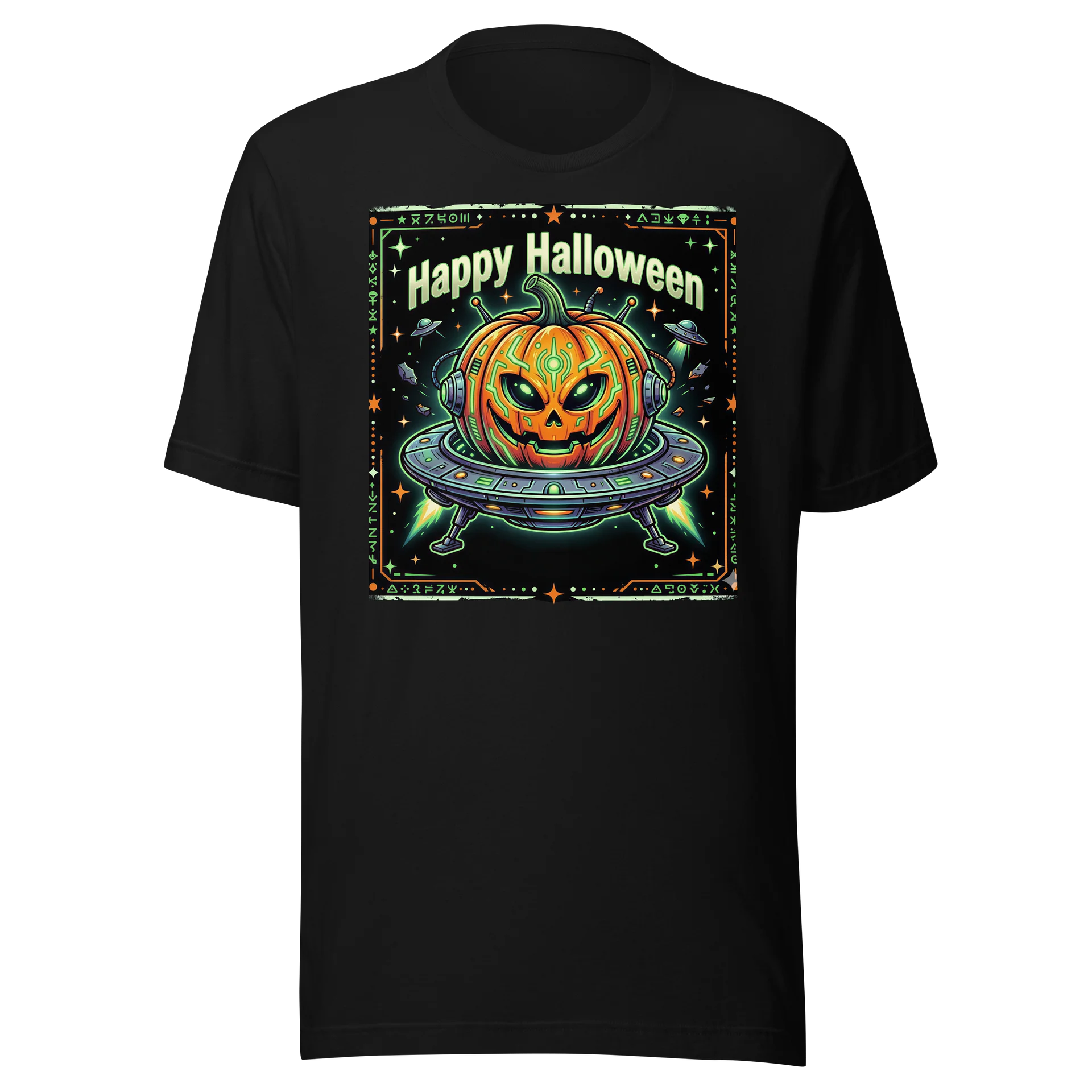 Women's Happy Halloween Pumpkin Tshirt product image (1)