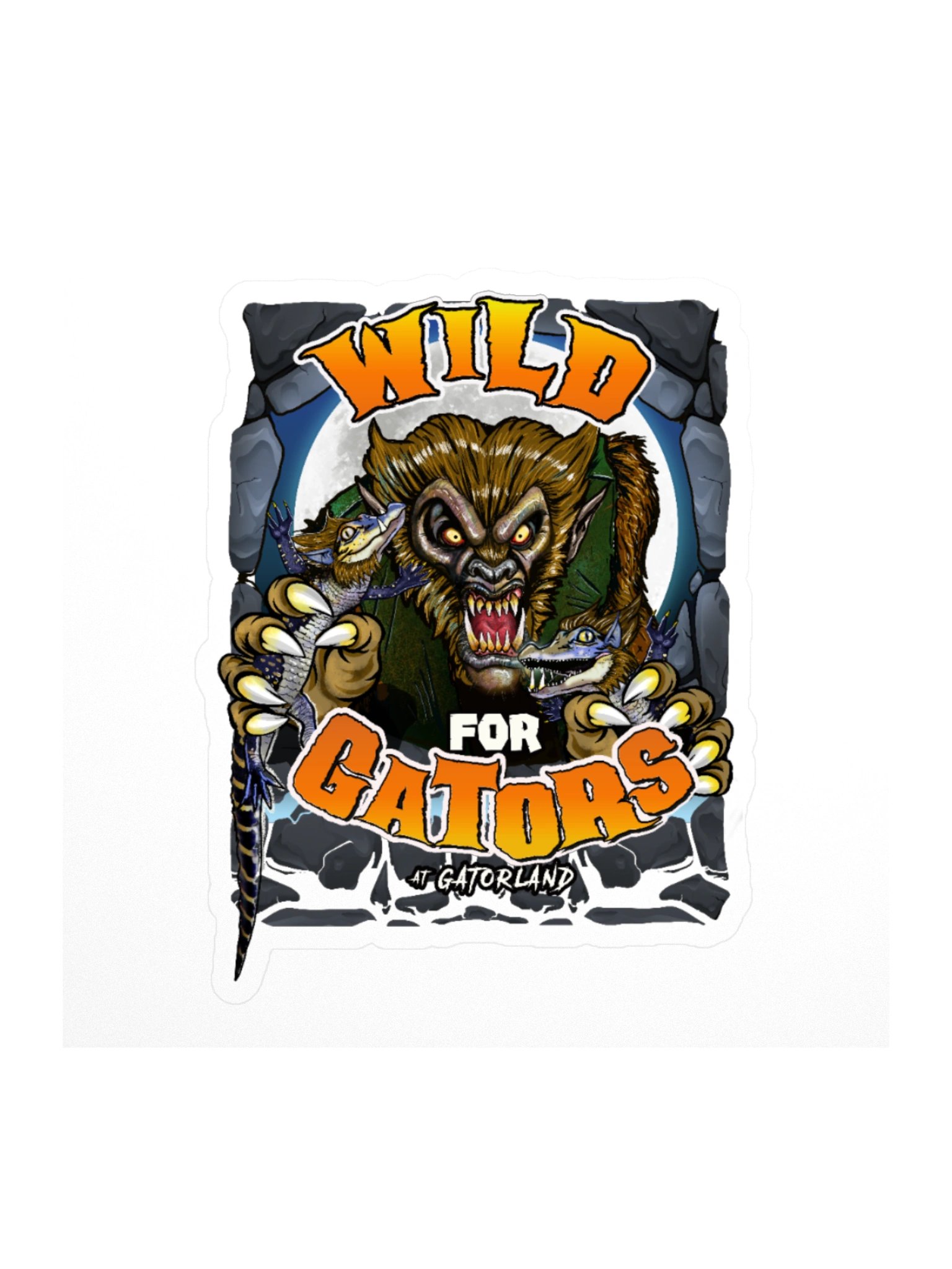 Wild for Gators Sticker product image (2)