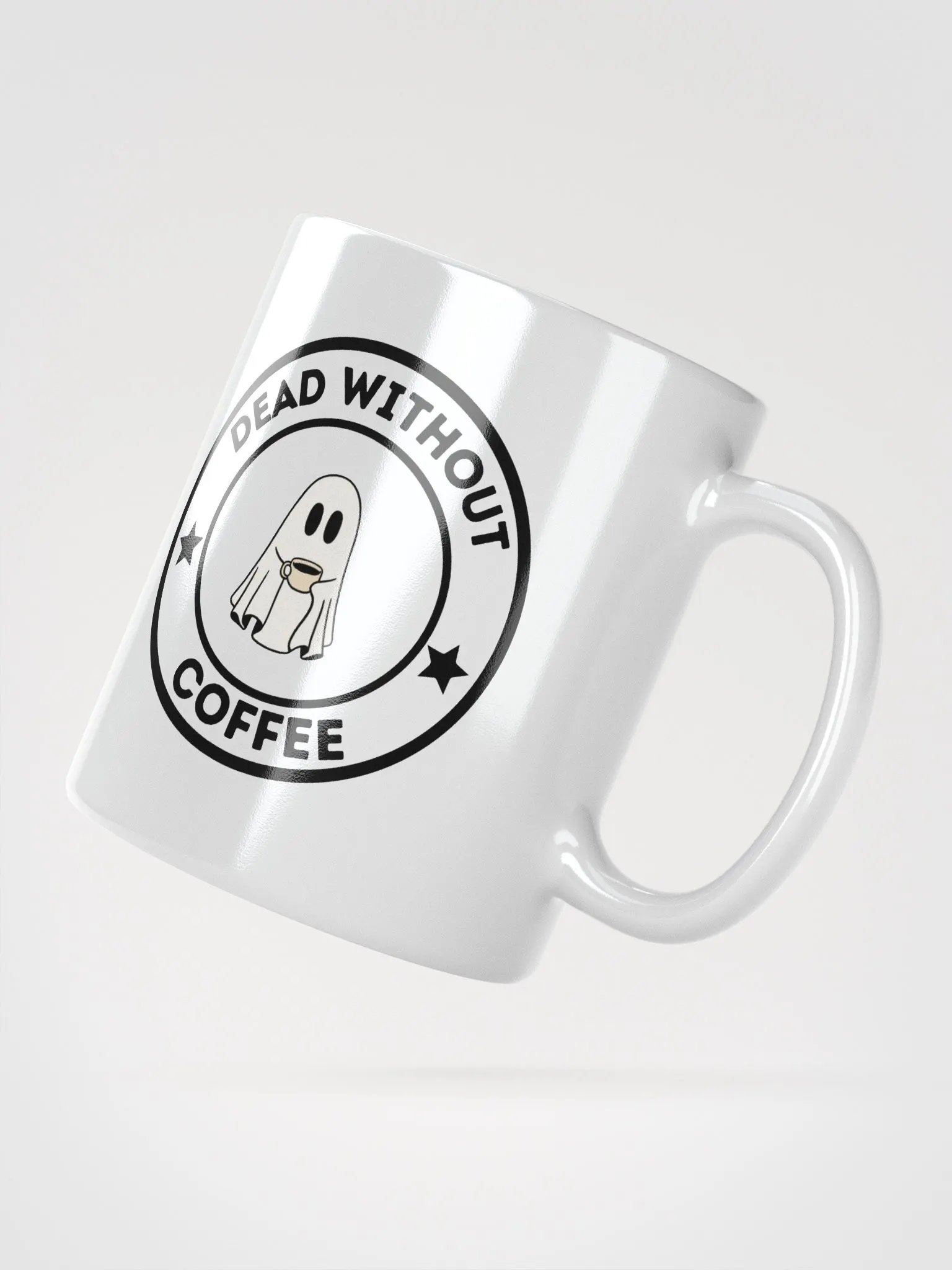 Dead Without Coffee Mug product image (3)