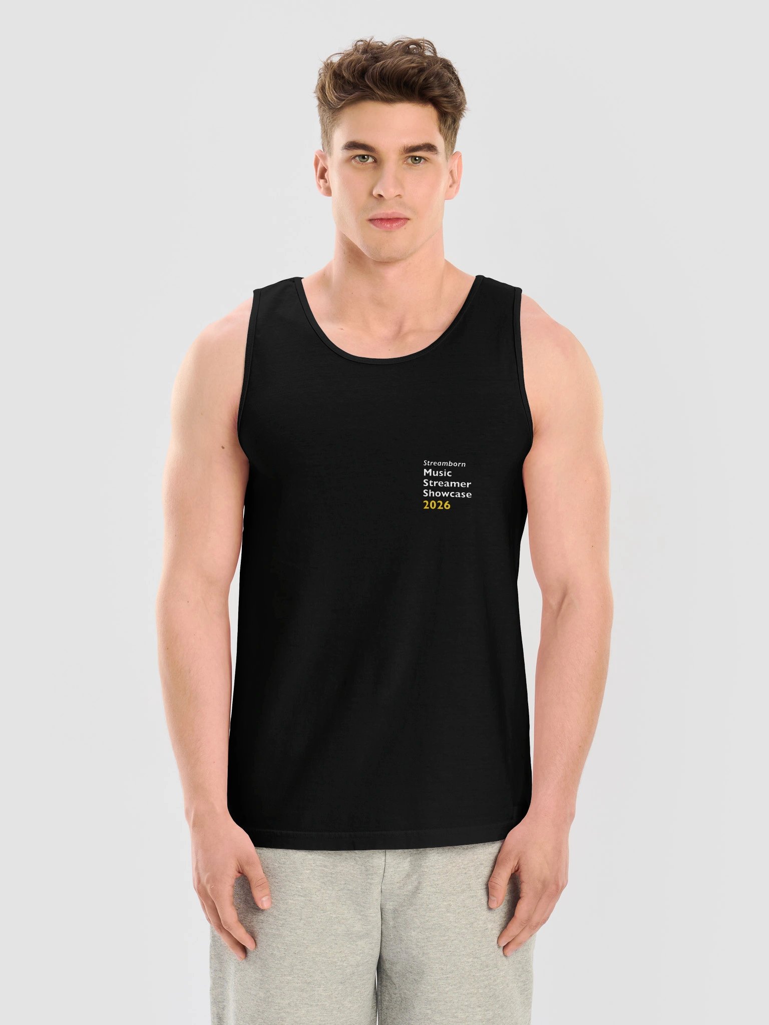 OctoDrummer - Tank Top (Black, wide) product image (1)
