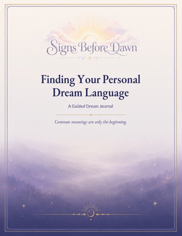 Finding Your Personal Dream Language | Guided Dream Journal for Dream Interpretation product image (1)