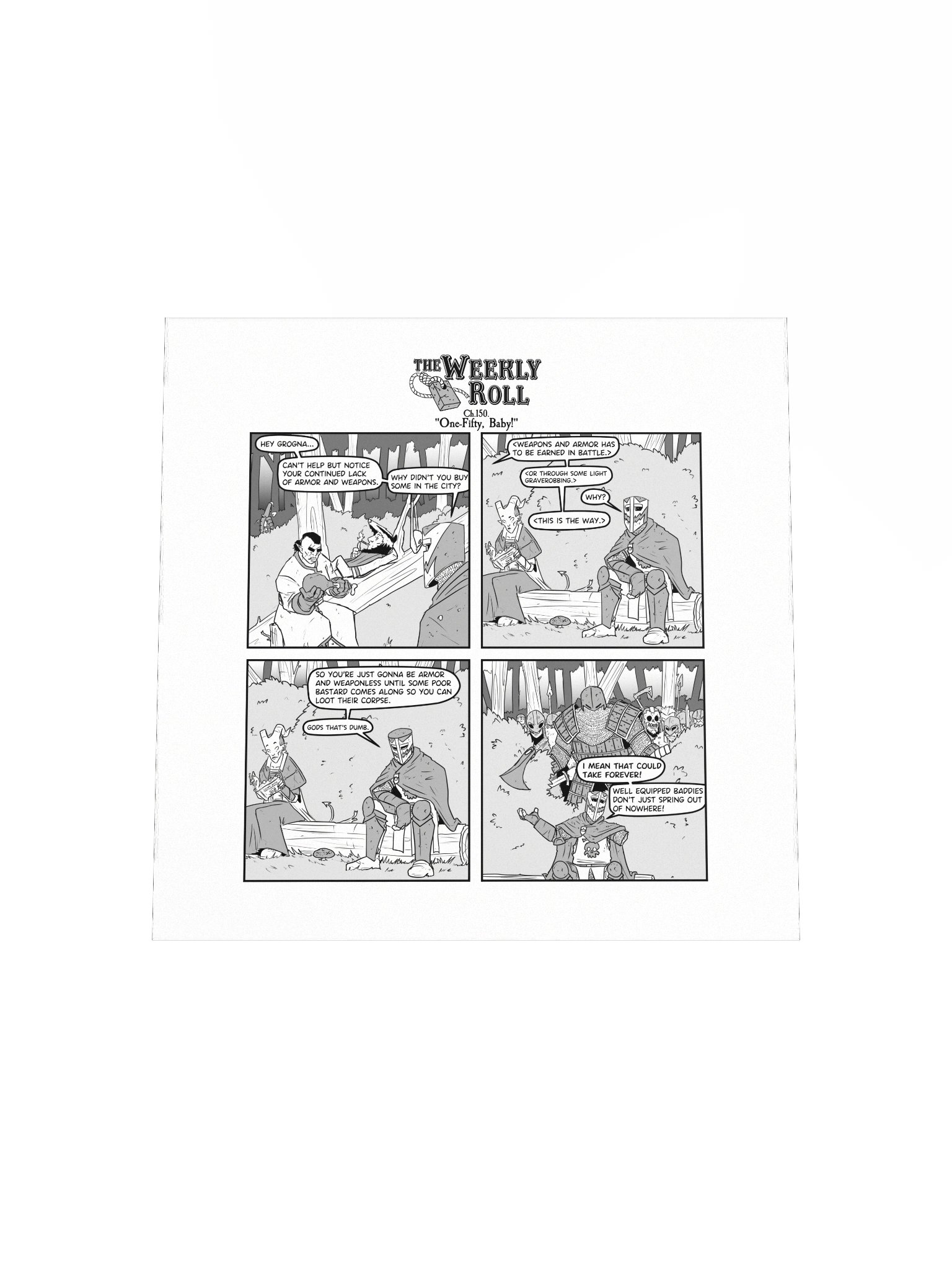 The Weekly Roll Ch. 150. Print Square product image (12)