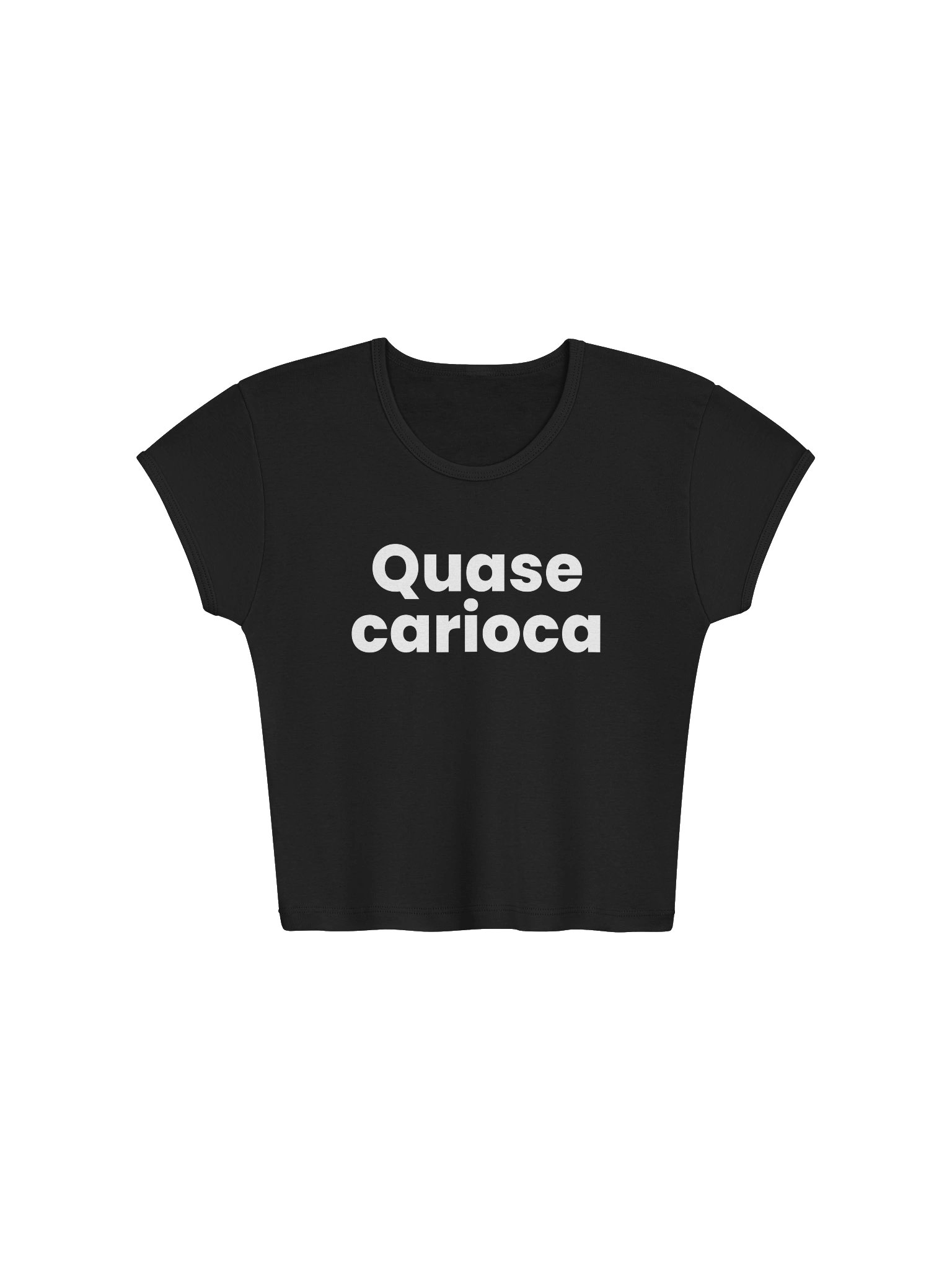 “Quase Carioca.” Women’s Cropped T-Shirt product image (1)