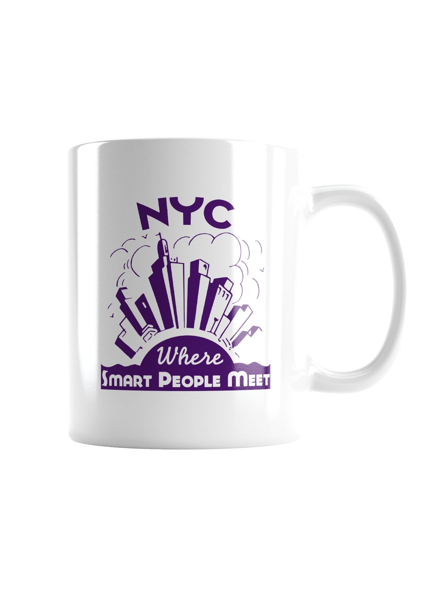 'NYC Smart' White Mug product image (2)