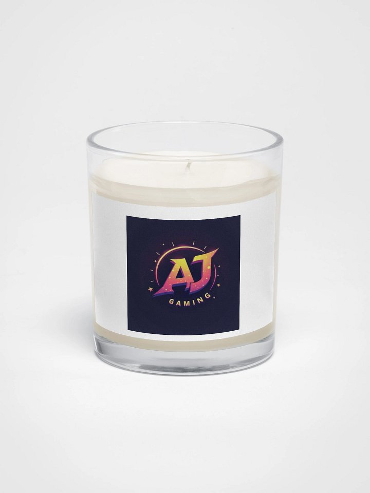 Soy Wax Candle In A Clear Glass Jar product image (1)