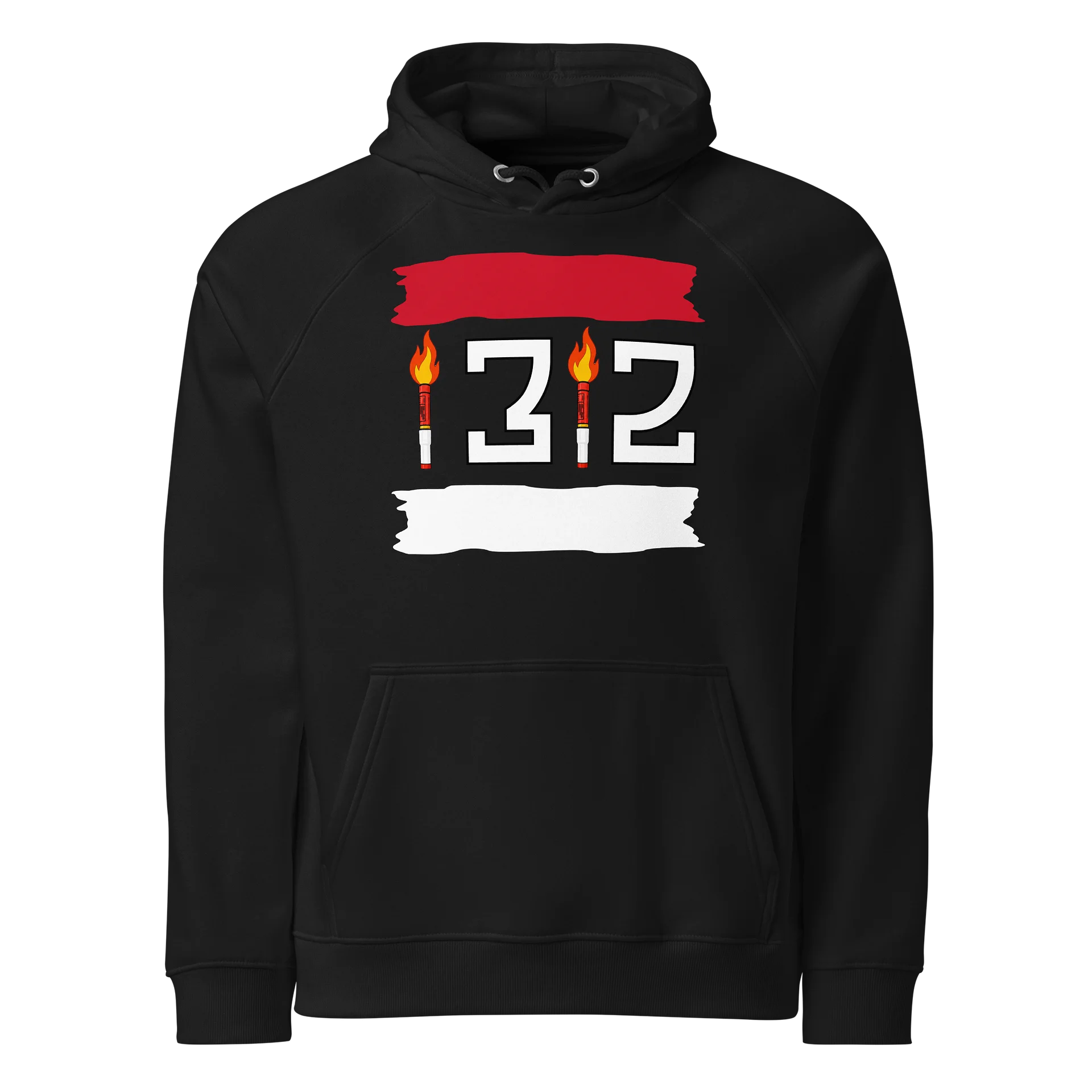 Hanorac 1312 Alb și Roșu | Ultraşi în Peluze product image (1)
