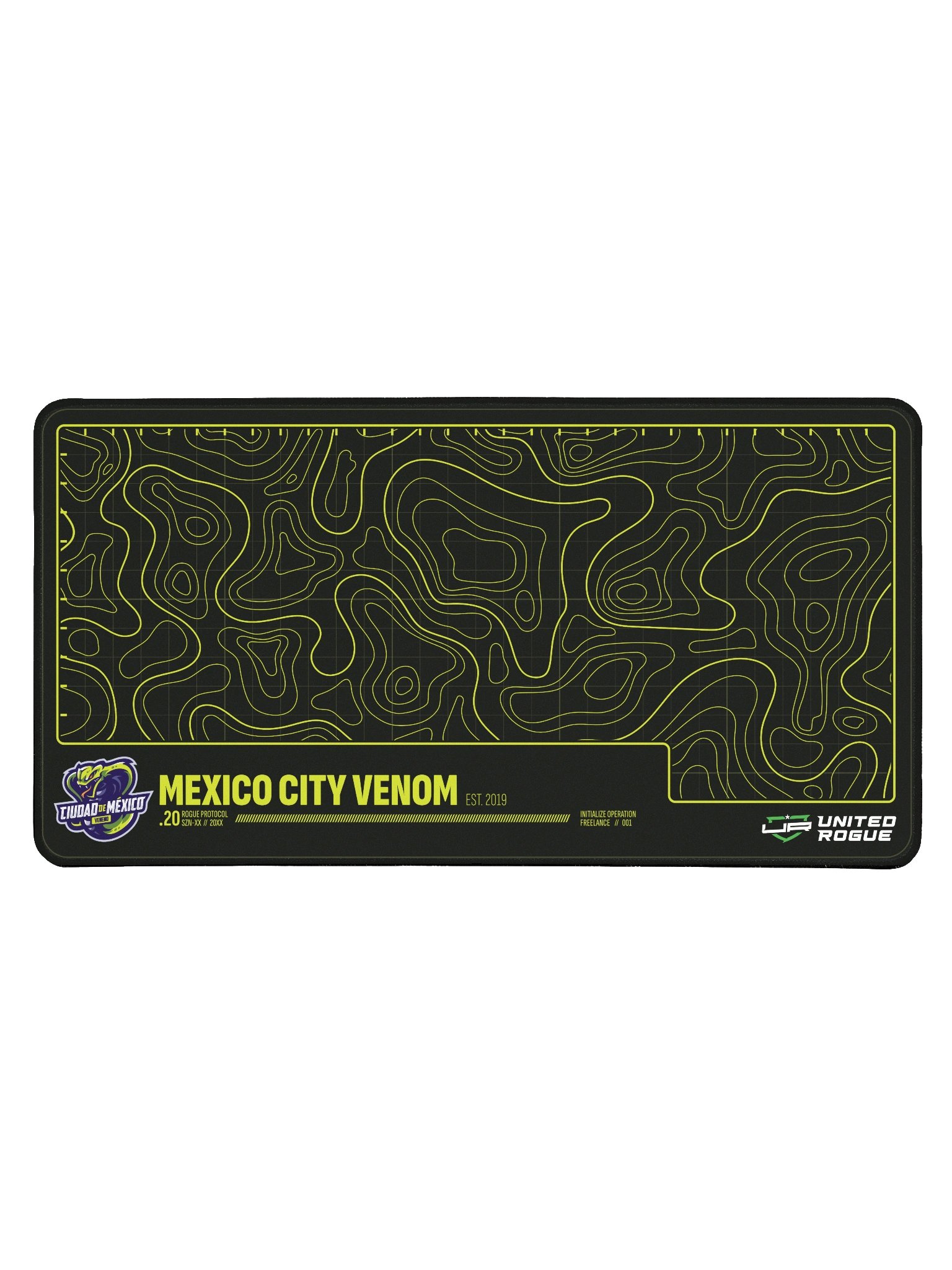 Mexico City Venom Map Desk Mat product image (1)