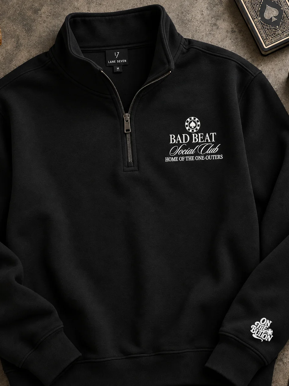 Bad Beat Social Club 1/4 Zip product image (2)
