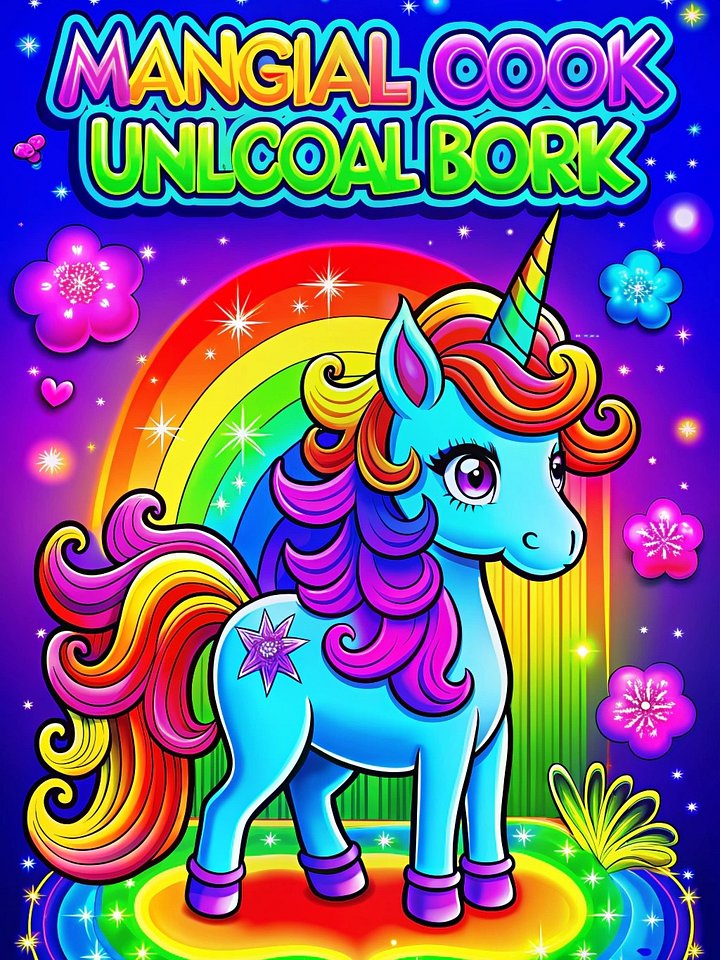 Magical Unicorn Coloring Book for Kids product image (1)