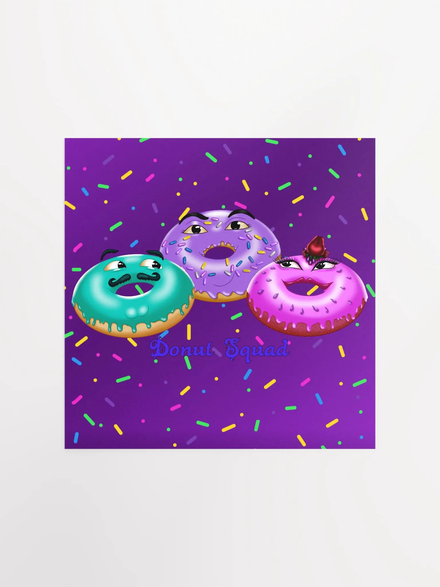 Donut Squad Unframed Print product image (1)