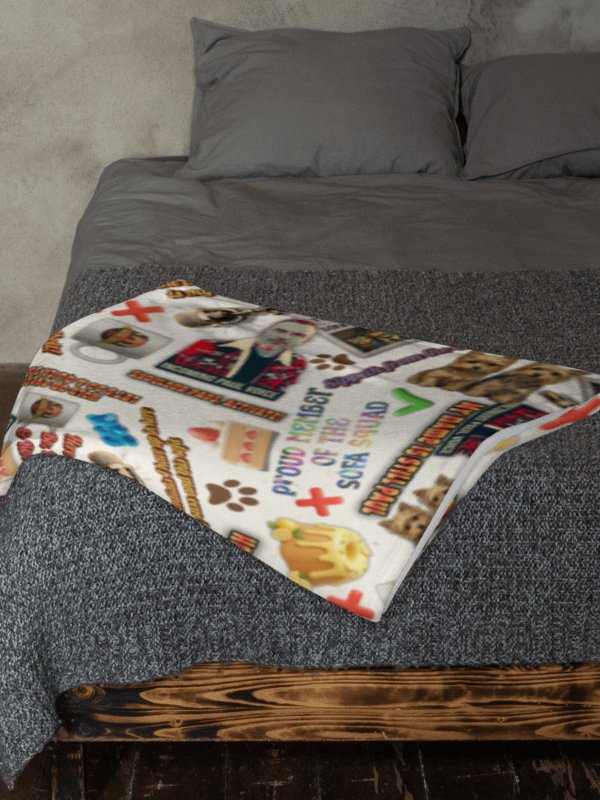 Sofa Squad Paulisms Seamless Pattern Blanket product image (3)