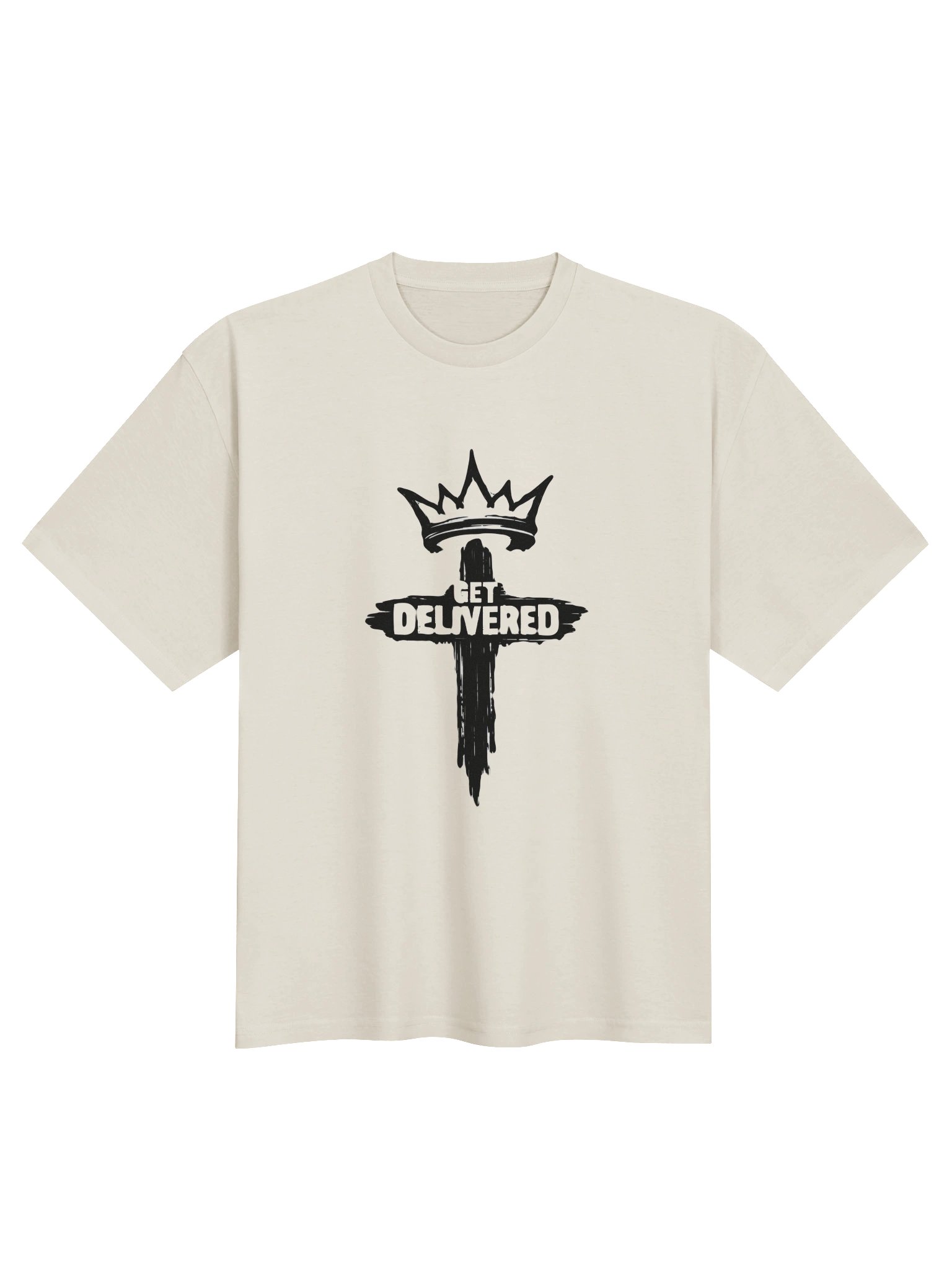 "GET DELIVERD" Oversized Tee product image (1)