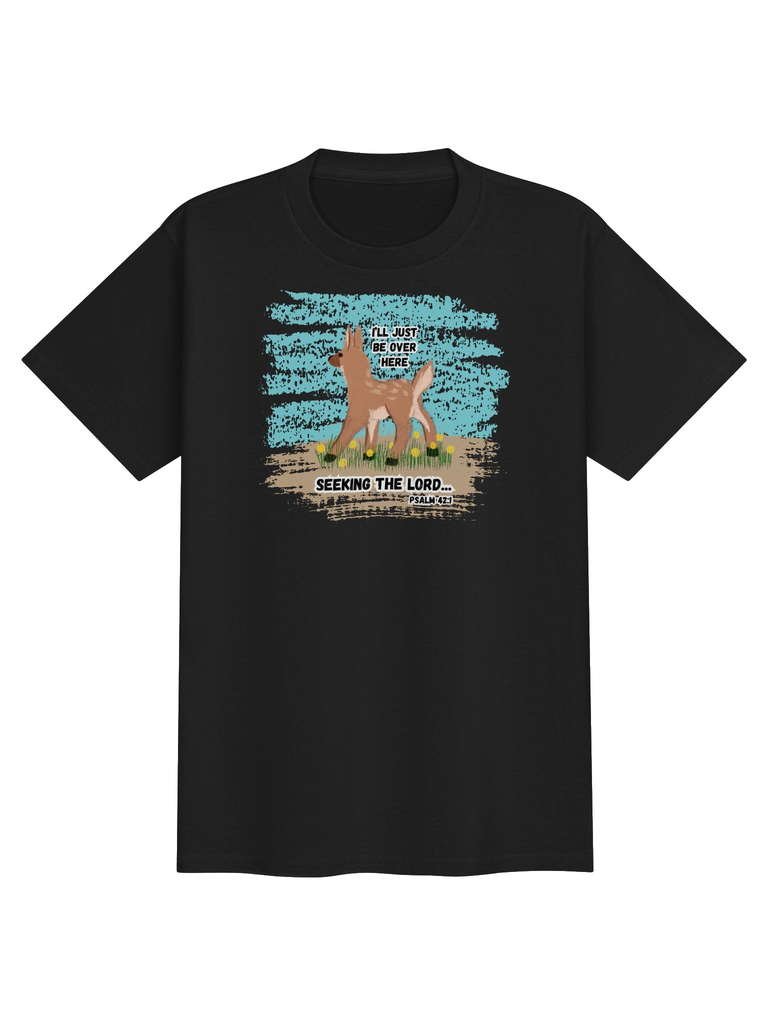 Seeking the Lord Psalm 42:3 Youth Tee product image (1)