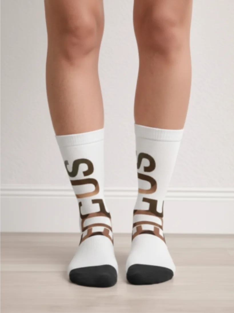 Nature-Inspired Focus Crew Socks product image (2)