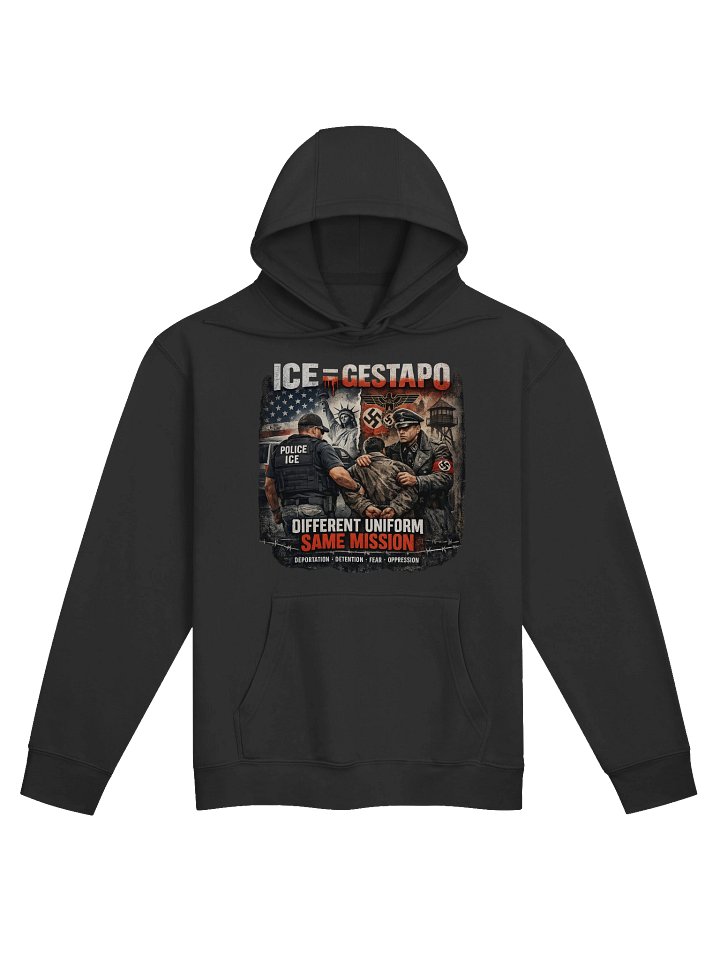 ICE = GESTAPO Hoodie product image (1)