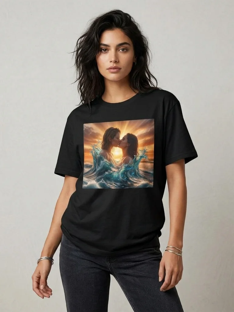 Twin Souls Astral Tropics Oversized Tee product image (1)