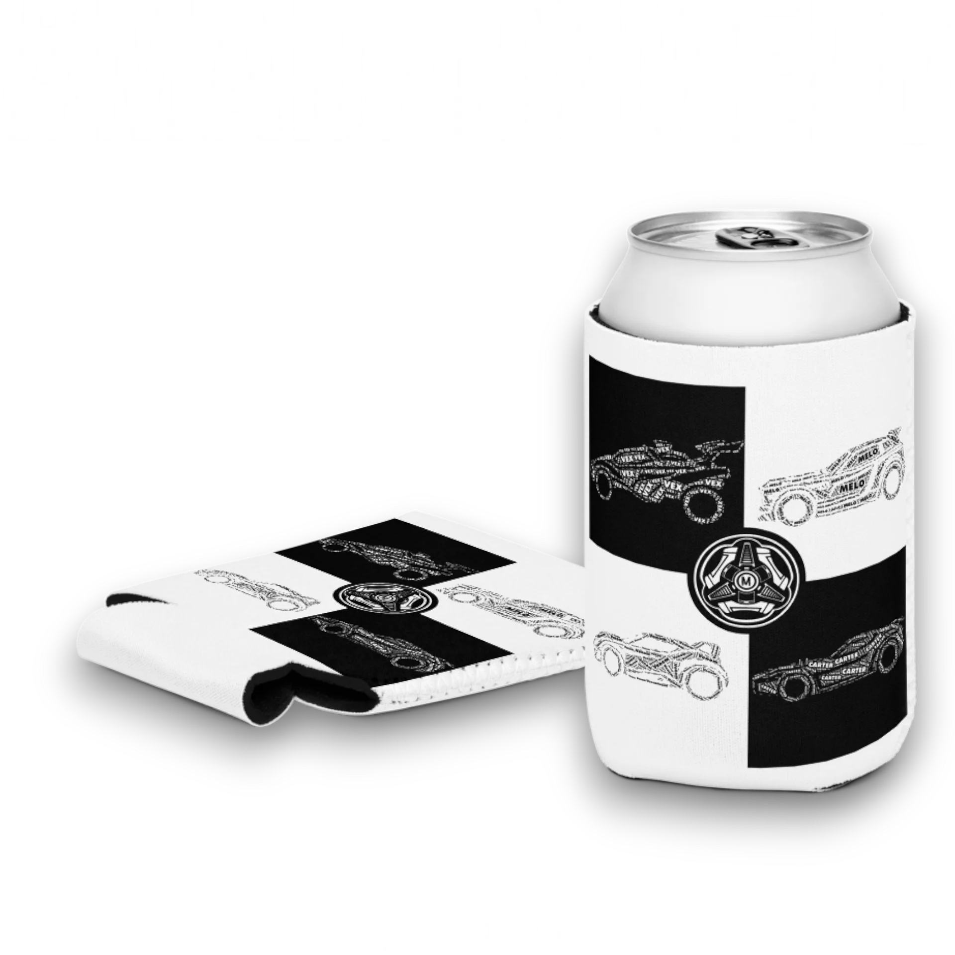 MELO CREW x Carball Club - Personalized Coozie Can Cooler | #MadeByMELO product image (1)
