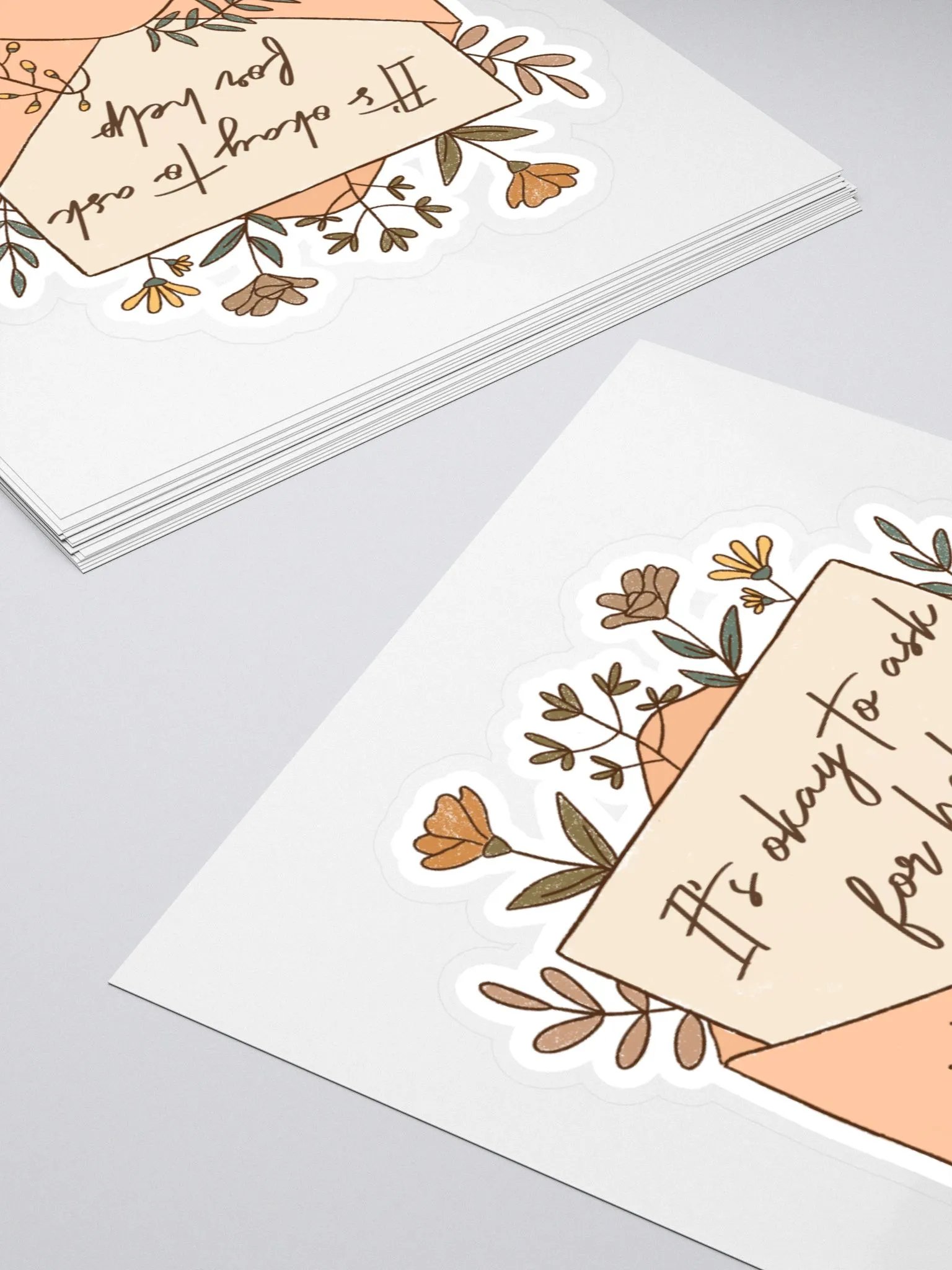 "It's Okay To Ask For Help" Sticker product image (4)