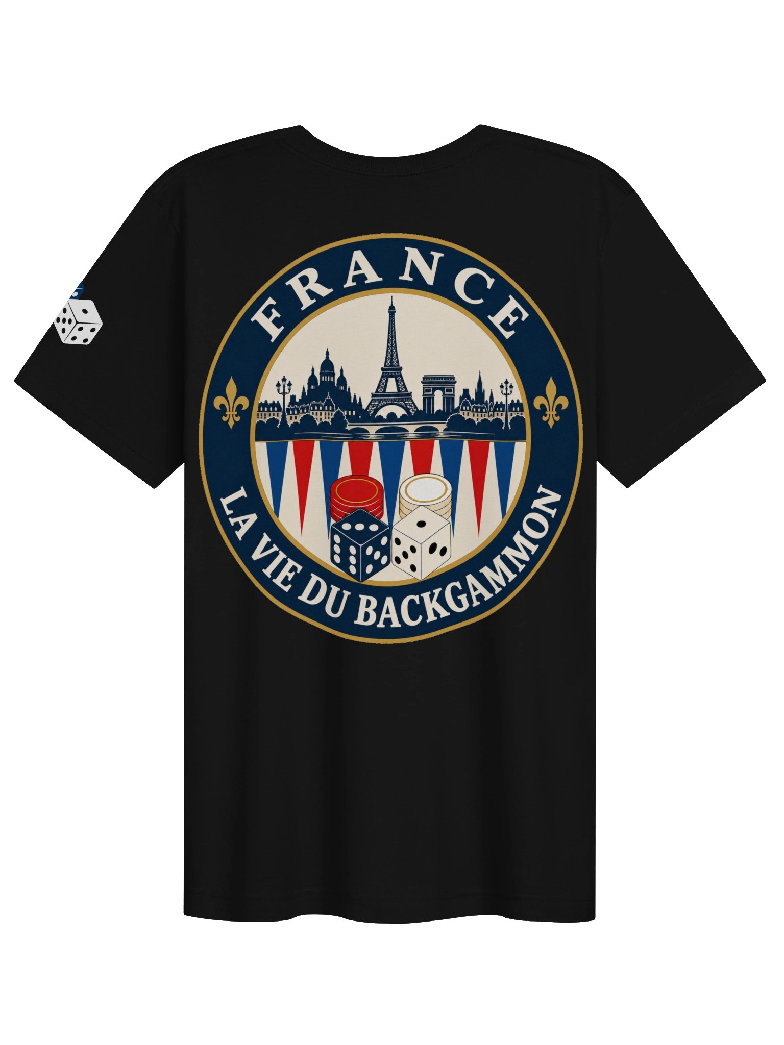 France Backgammon Emblem T-Shirt product image (2)