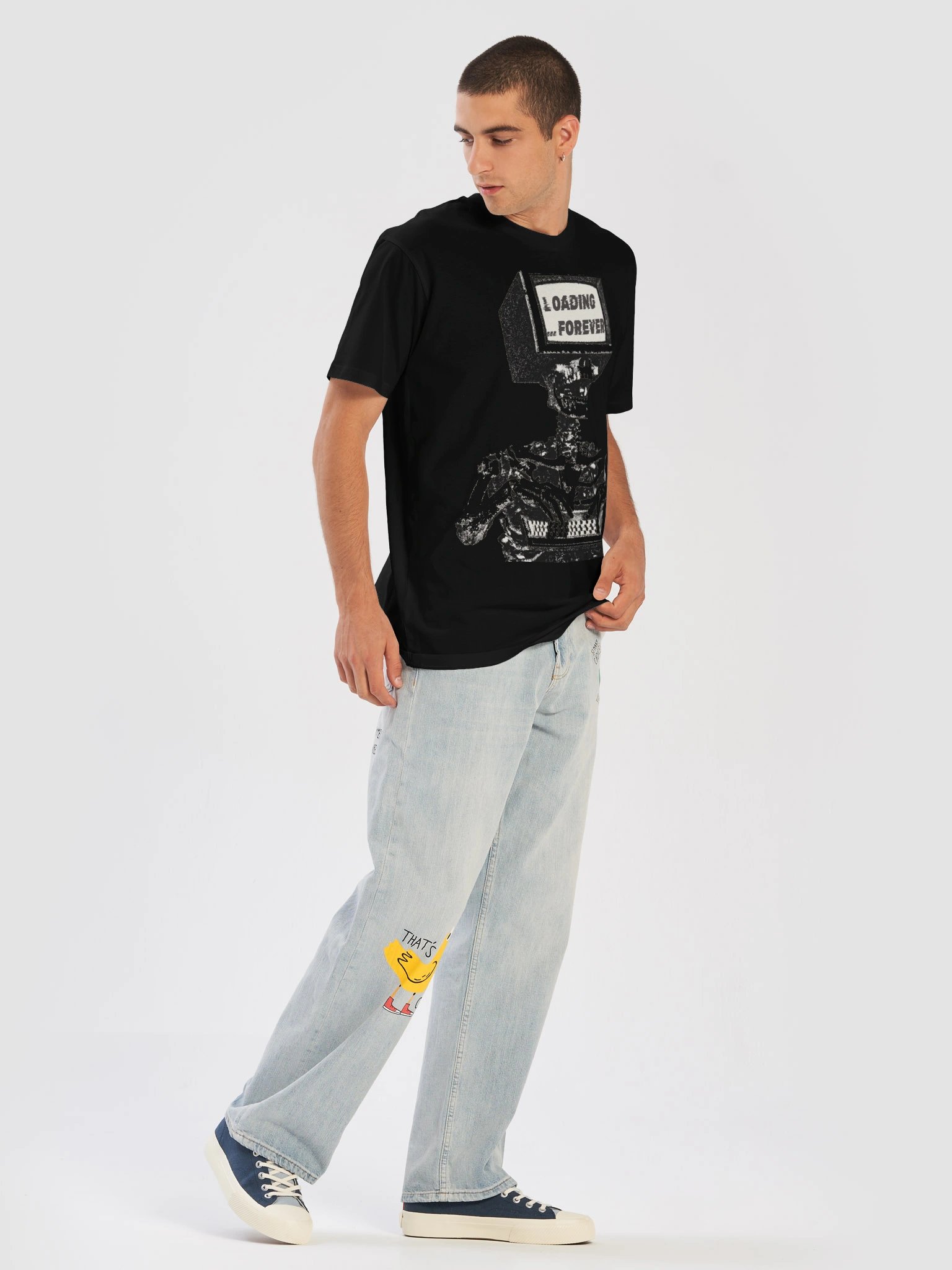 LOADING... FOREVER Robot Tee product image (9)
