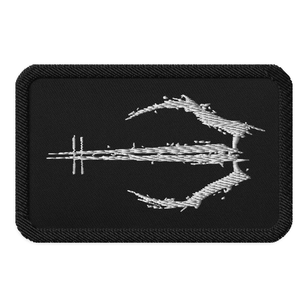 White Logo Embroidered Patch product image (1)