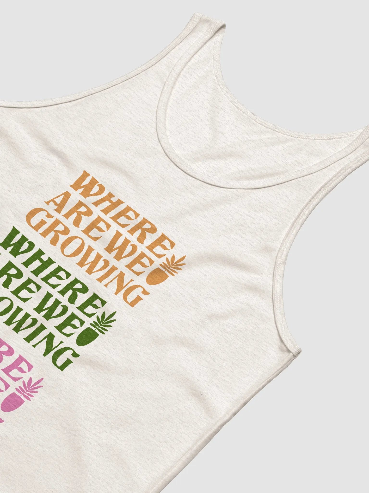 Where Are We Growing Repeating Pattern Tank product image (3)