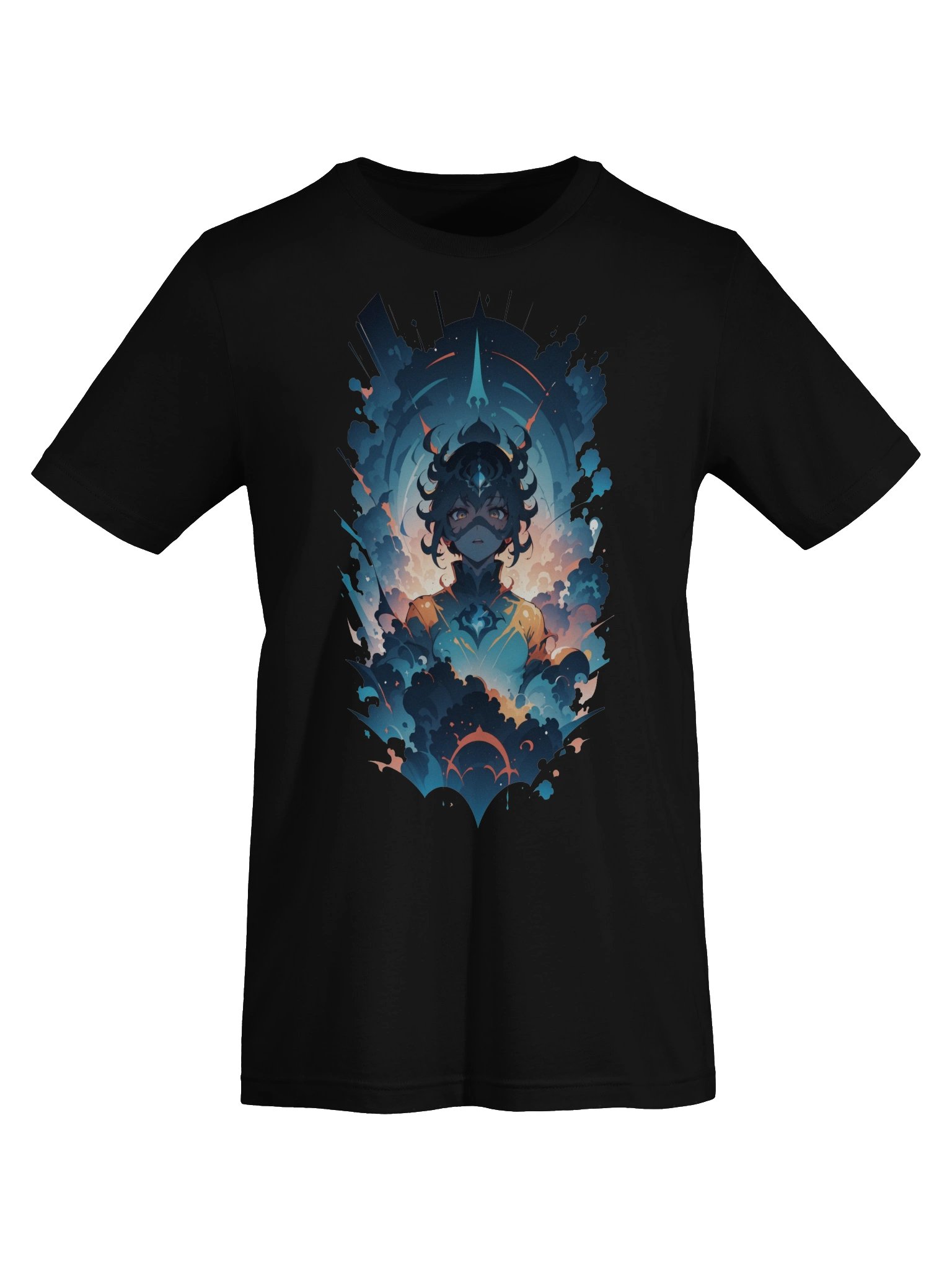 Cosmic Dreamer Retro Anime Tee - Midnight Voyage Edition product image (6)