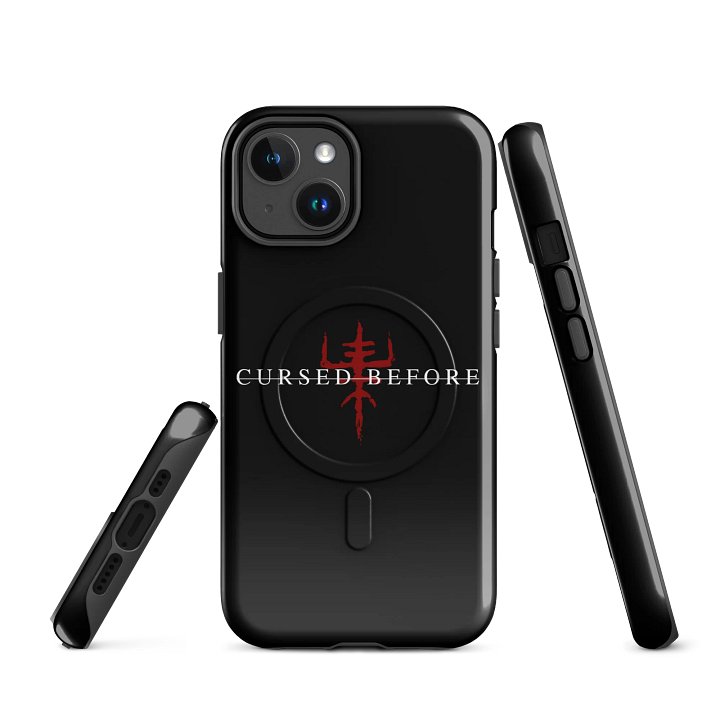 Cursed Before logo magsafe iPhone tough case product image (1)