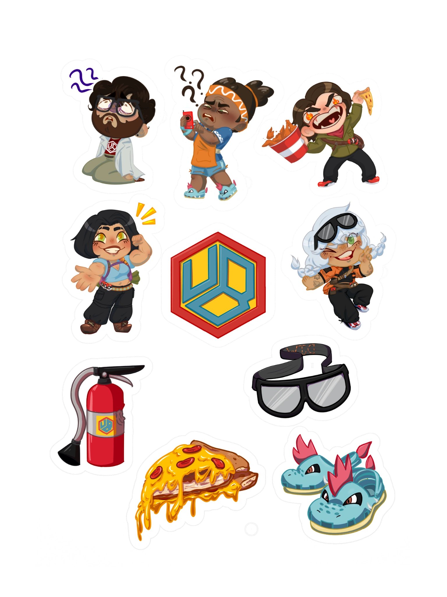 U.B. Chibi Part 01 Sticker Sheet product image (3)