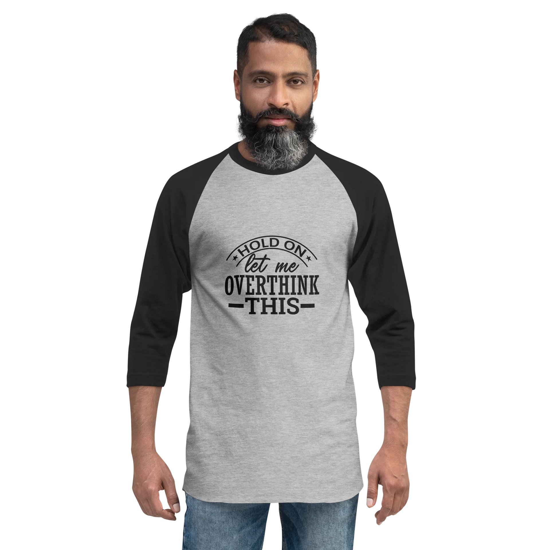HOLD ON OVERTHINK THIS Raglan Tee product image (10)