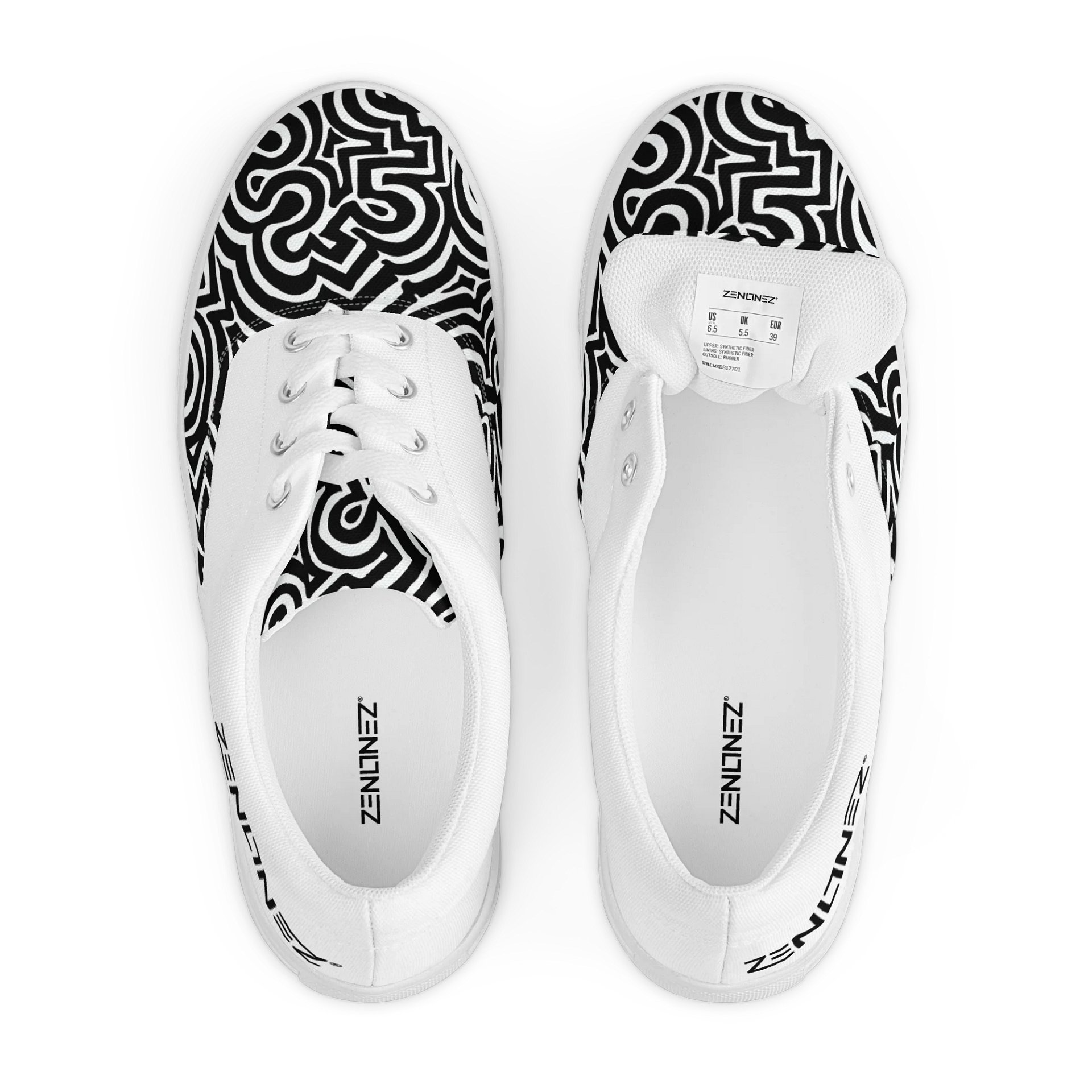 Optical Allusion Men´s Lace-Up Canvas product image (6)