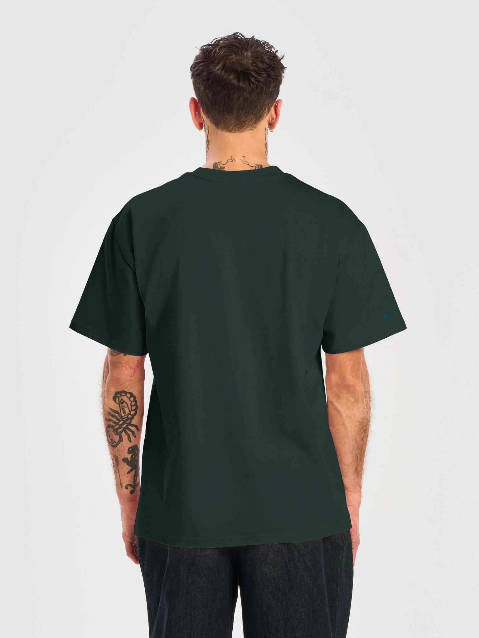 ｡° deep dive tee ~ dark green °｡ product image (6)