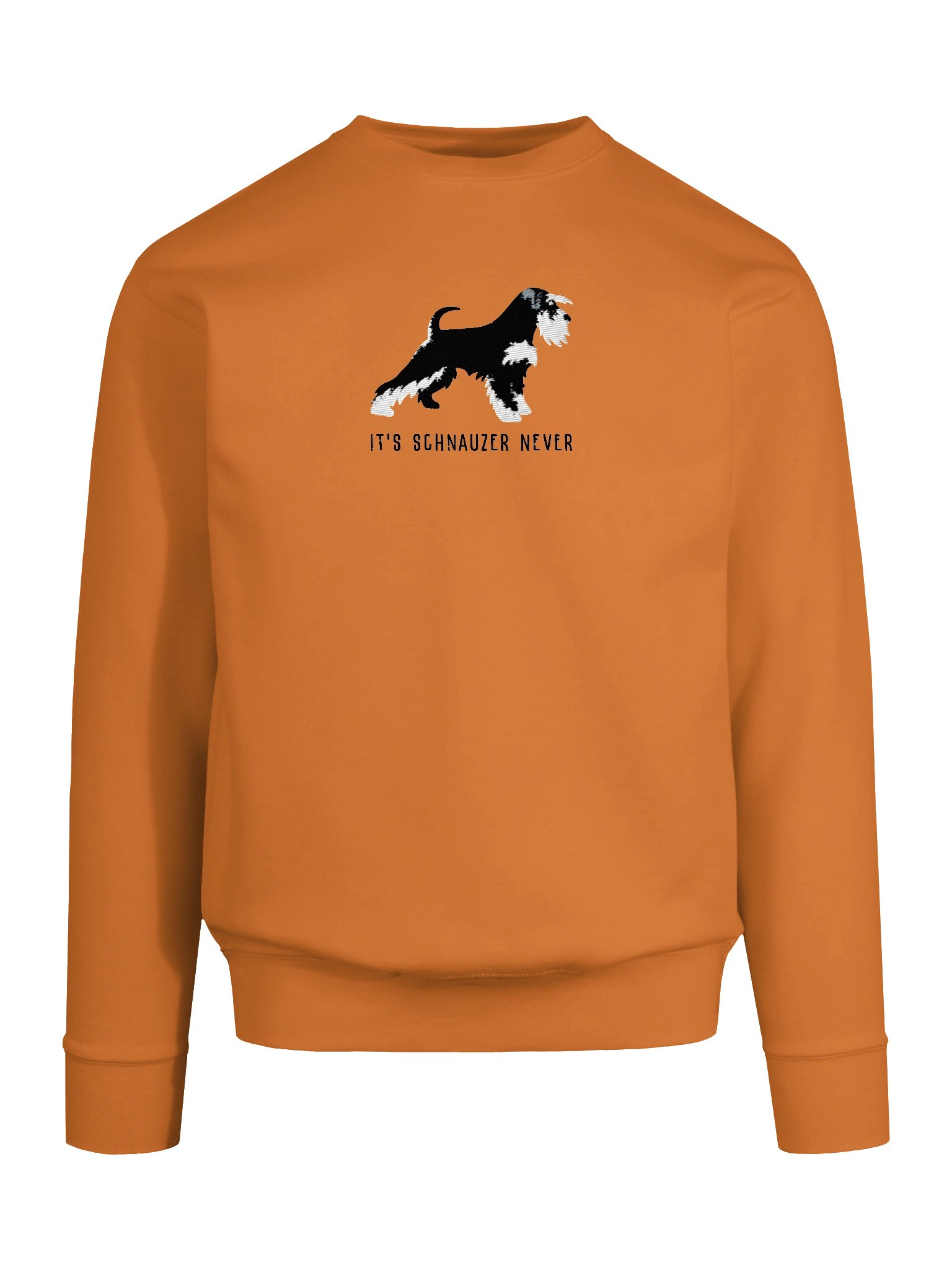 It's Schnauzer Never Sweatshirt (Embroidered) of a Miniature Schnauzer(Black and Silver) product image (53)