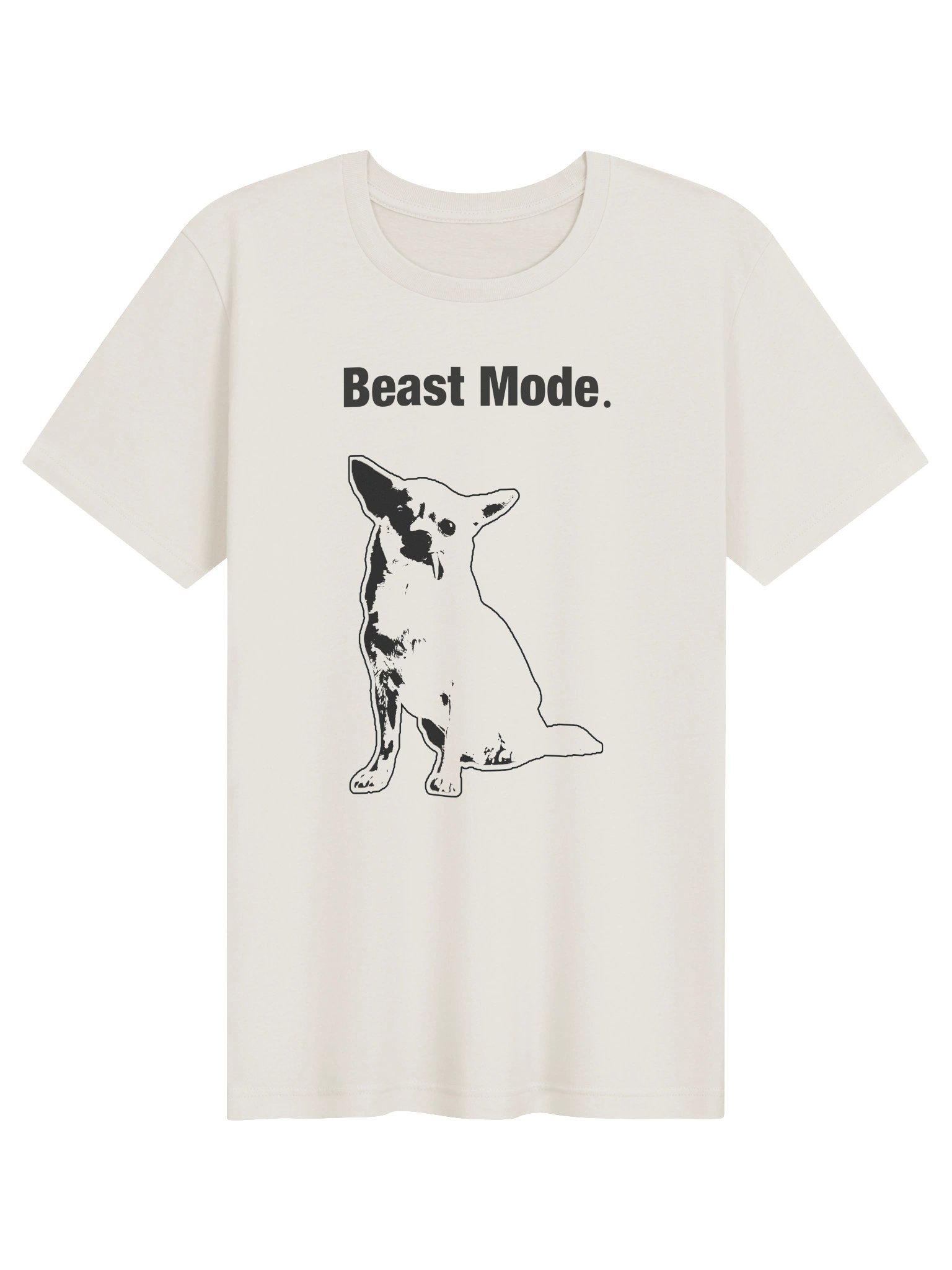 Beast Mode Dog Silhouette Tee product image (1)