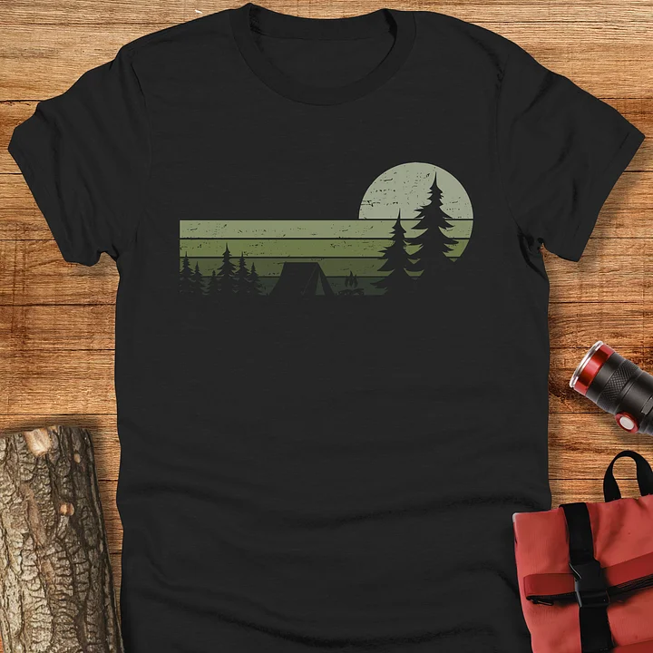 Vintage forest, Camping t-shirt, Unisex product image (1)