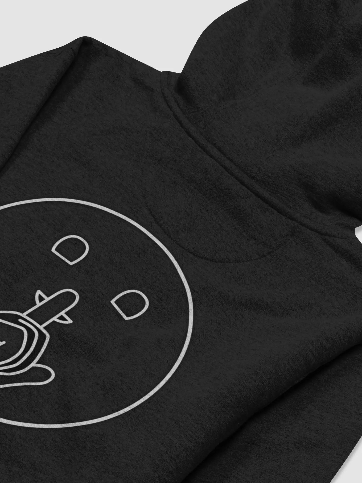 BLACK ON BLACK UNSPOKEN HOODIE product image (4)