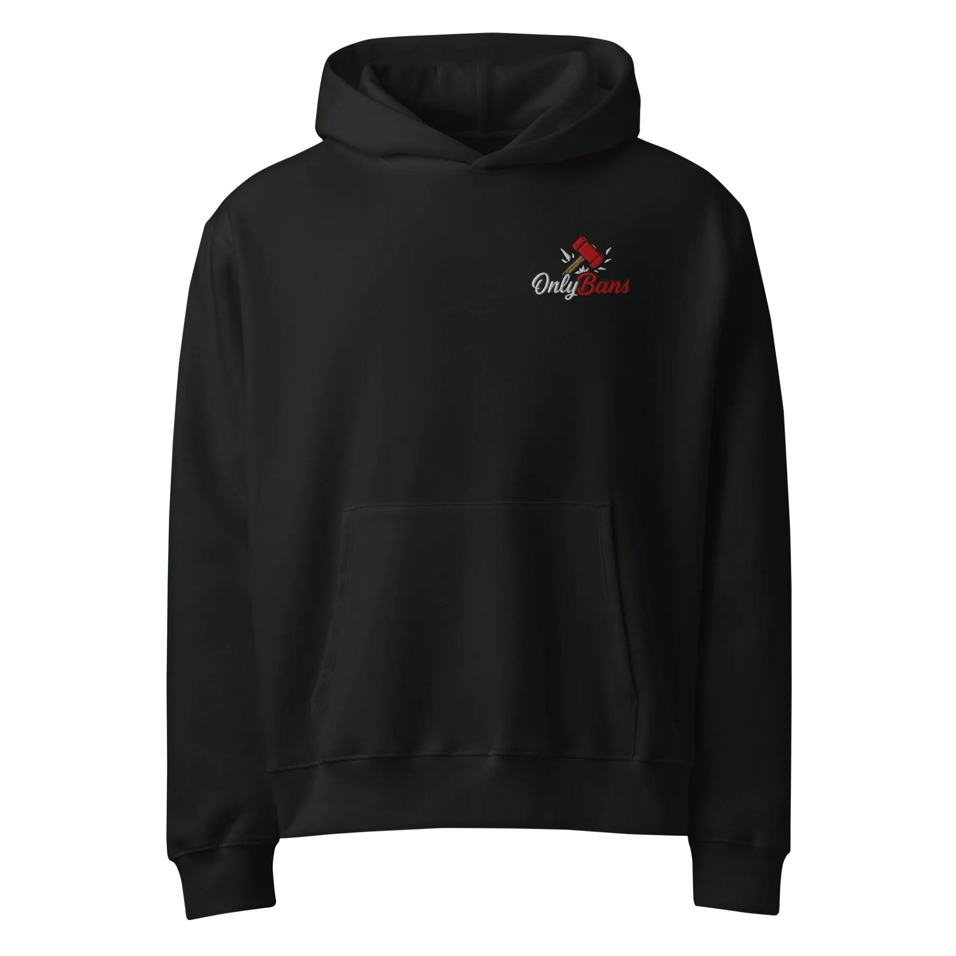 OnlyBans Red Gavel Hoodie product image (1)
