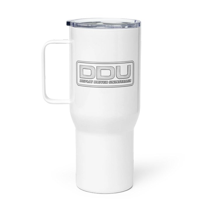 Wagnardsoft/DDU White Travel Mug with Handle product image (1)