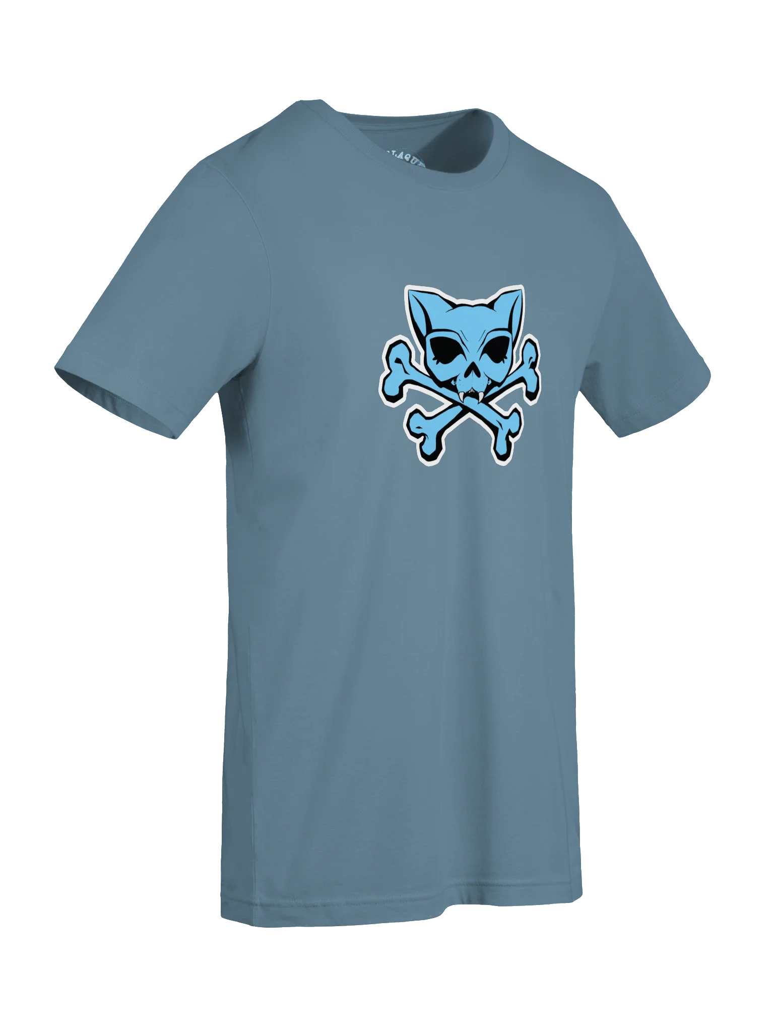 Blue Kat Skull Shirt product image (47)
