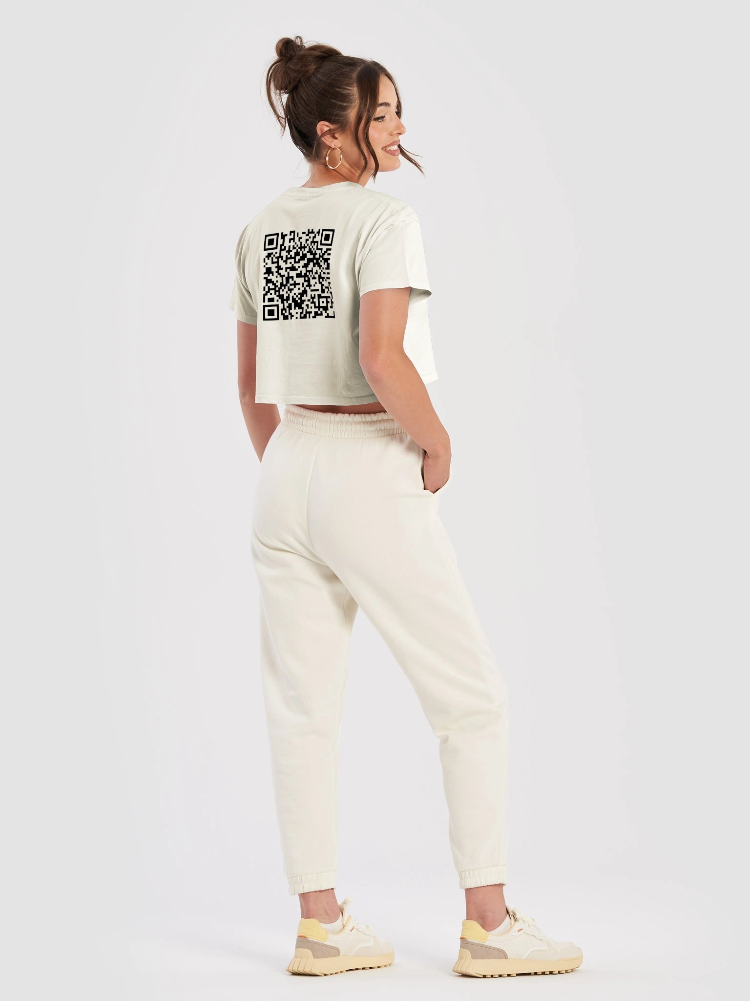 Womens Crop QR Code product image (4)