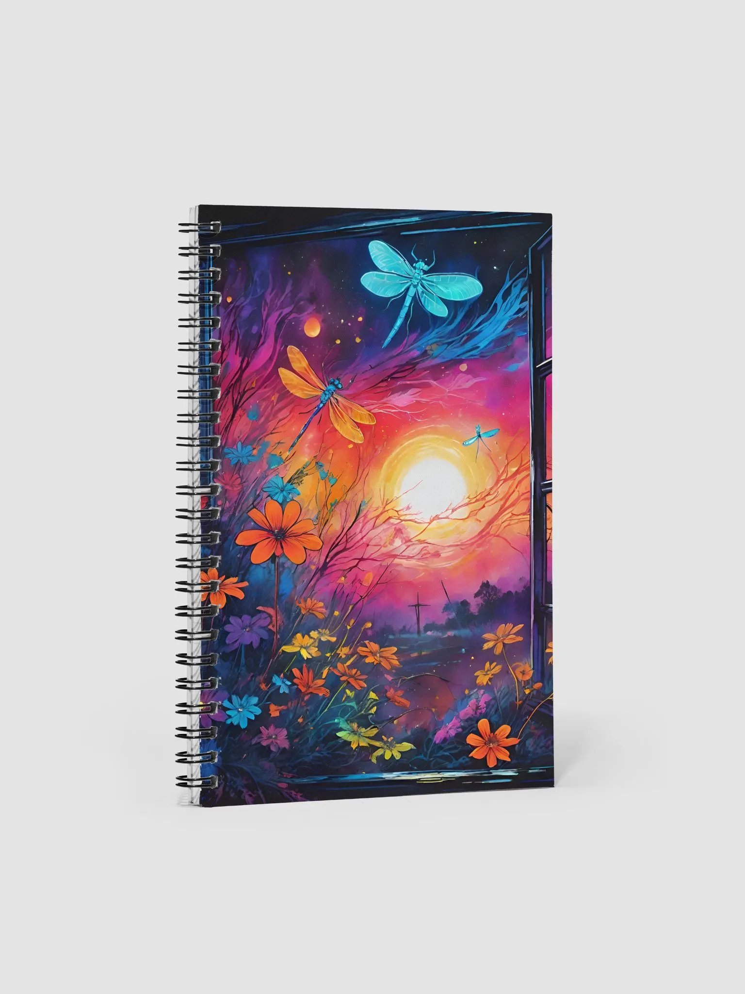 Enchanted Garden Sunrise Spiral Notebook product image (1)