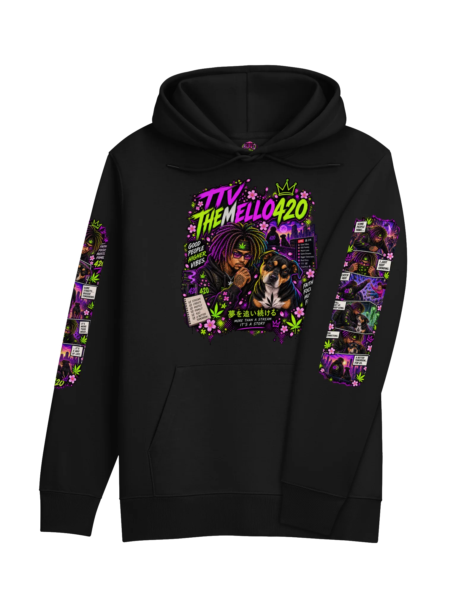 Mello’s World Comic Hoodie. product image (8)