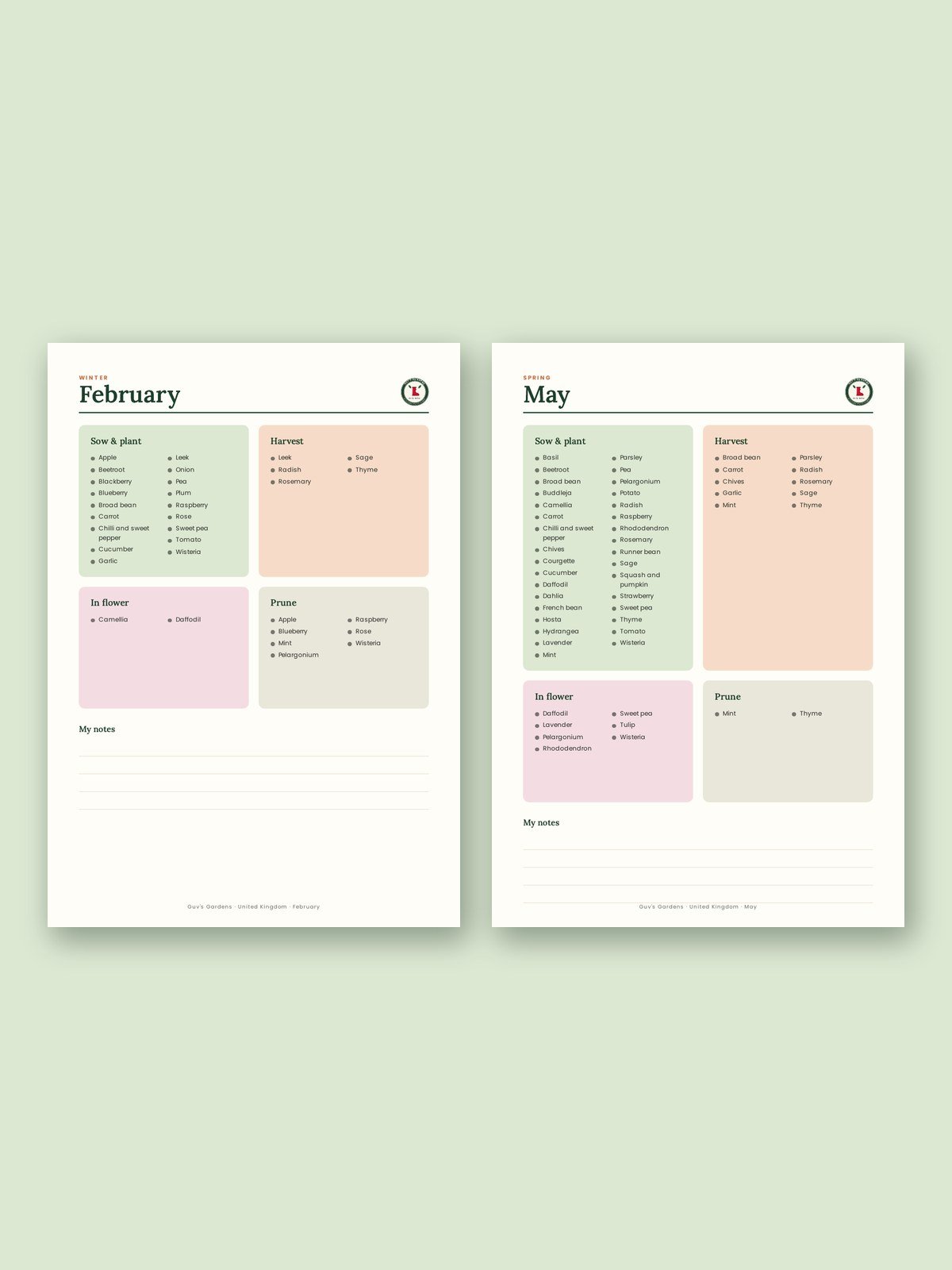 Month-by-Month Garden Calendar (UK Edition) product image (2)